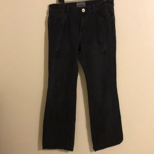 Aeropostale straight dark grey jeans